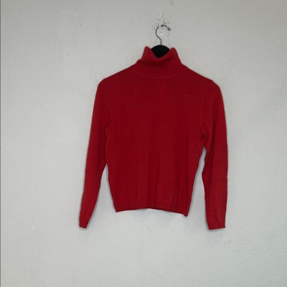 Pendleton Vibrant Red Turtleneck Sweater size Small